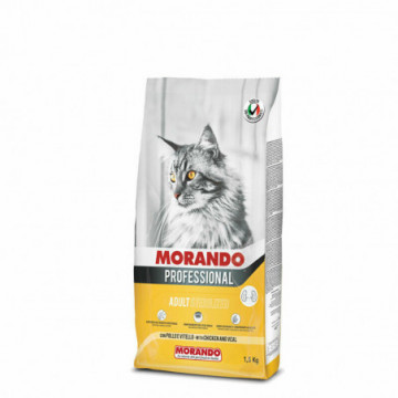 Migliori Gatto Sterilizzato Pollo e Vitello 1,5Kg – Morando Professional